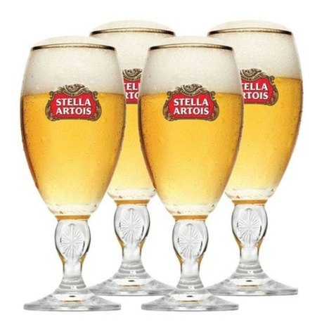 Conjunto 4 Cálices Stella Artois 250Ml - Globimports