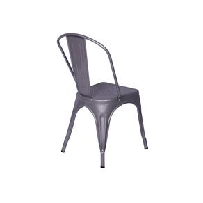 Conjunto 5 Cadeiras Tolix Iron Design - CINZA
