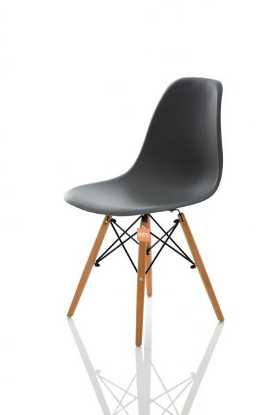 Cadeira Charles Eames Eiffel DSW Cinza Escuro - Brs Decor