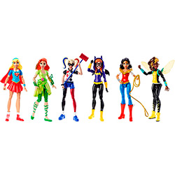 Conjunto 6 Figuras de Ação Dxb28 Dc Super Hero Girls - Mattel