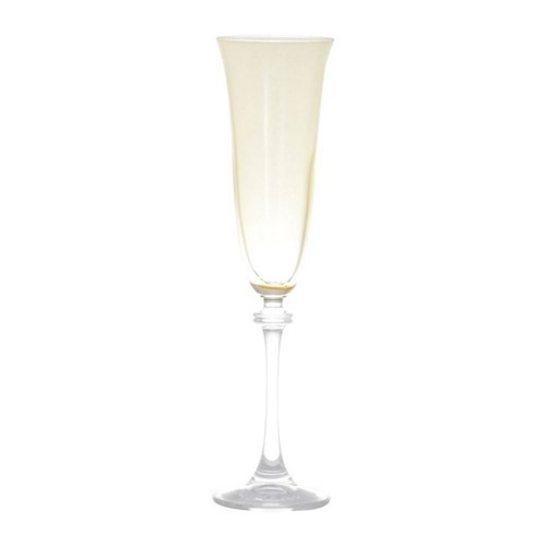 Conjunto 6 Taças para Champagne de Vidro Alexandra 190Ml Rojemac Âmbar