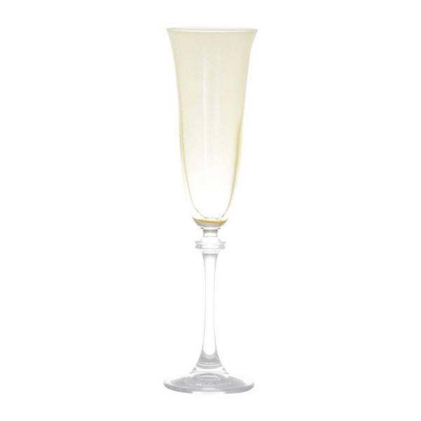 Conjunto 6 Taças para Champagne de Vidro Alexandra 190ml Rojemac Âmbar