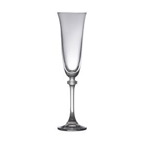 Conjunto 6 Taças para Champagne de Vidro com Titânio Alexandra 190ml Rojemac Transparente