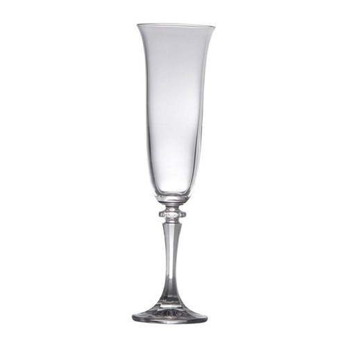 Conjunto 6 Taças para Champagne de Vidro com Titânio Cleópatra 175Ml Rojemac Transparente