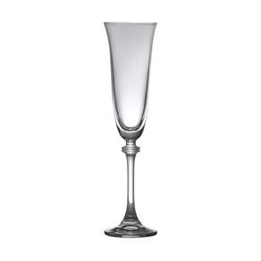 Conjunto 6 Taças para Champagne de Vidro Sodo-Cálcico com Titanio Alexandra 190Ml - F9-5320 - Transparente