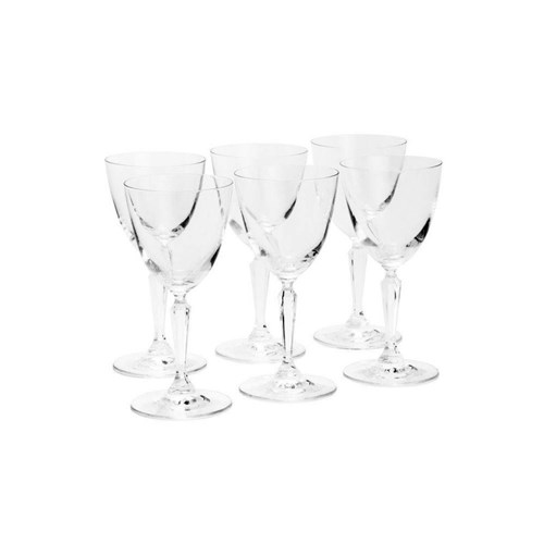 Conjunto 6 Taças para Vinho Branco de Vidro Ivana 200Ml Rojemac Transparente