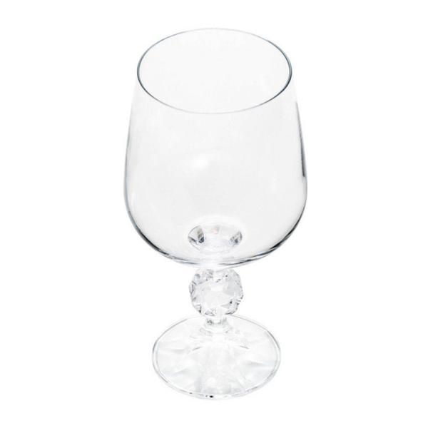 Conjunto 6 Taças para Vinho Tinto de Vidro com Titânio Klaudie 230ml Rojemac Transparente