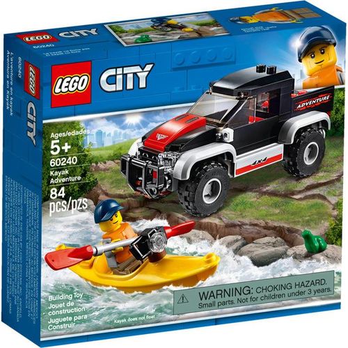 Conjunto 84pcs City Aventura no Caiaque 60240 Lego