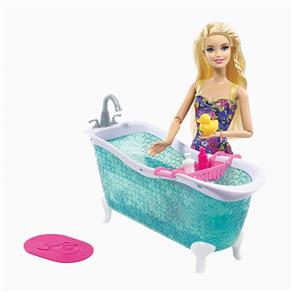 Conjunto Barbie Mattel Móveis Básicos - Banheira