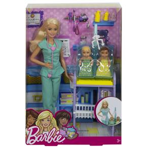 Conjunto Barbie Mattel Profissões - Pediatra