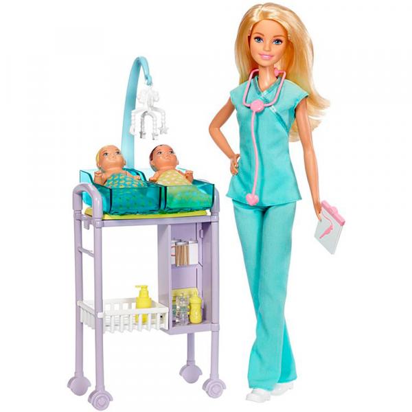Conjunto Barbie Médica Pediatra - Mattel