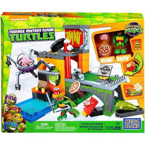 Tudo sobre 'Conjunto Blocos de Montar Tartarugas Ninja Mega Bloks - Covil Esgoto das Tartarugas - Mattel'