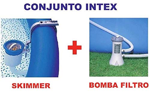 Conjunto Bomba Filtrante Intex 2006 LH 110v + Skimmer