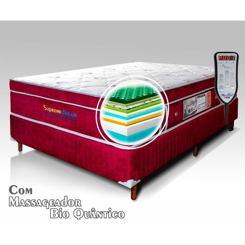 Tudo sobre 'Conjunto Box Magnético Queen Size Supreme Dream com Massageador Quântico'