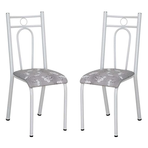 Conjunto 2 Cadeiras 023 Iguatemi Branco