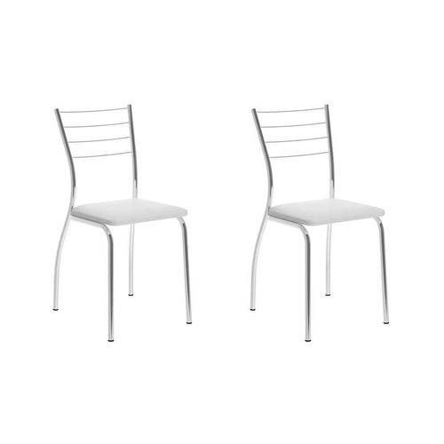 Tamanhos, Medidas e Dimensões do produto Conjunto 2 Cadeiras 1700 Branca