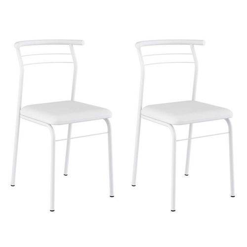 Tamanhos, Medidas e Dimensões do produto Conjunto 2 Cadeiras 1708 Branca