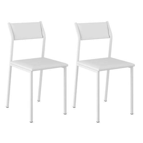 Tamanhos, Medidas e Dimensões do produto Conjunto 2 Cadeiras 1709 Branco