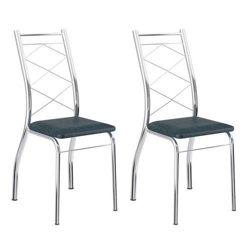 Tamanhos, Medidas e Dimensões do produto Conjunto 2 Cadeiras 1710 Jeans