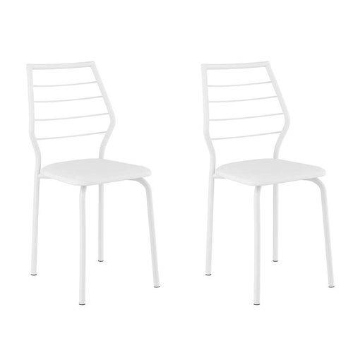Tamanhos, Medidas e Dimensões do produto Conjunto 2 Cadeiras 1716 Casual Napa Branco Branco