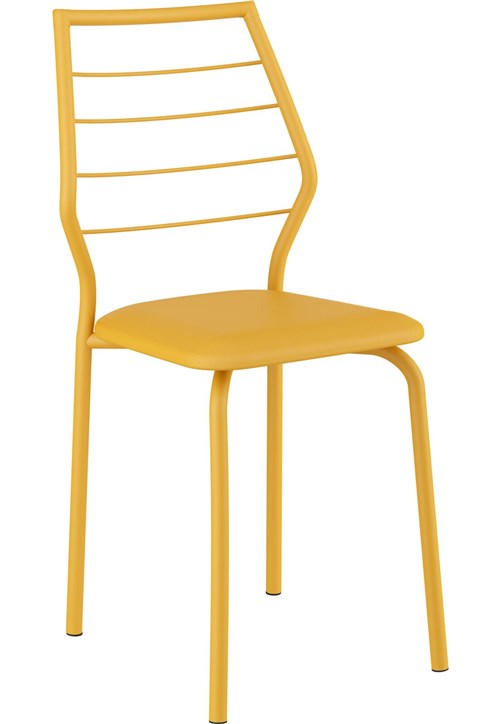 Conjunto 2 Cadeiras 1716 Napa Móveis Carraro Amarelo