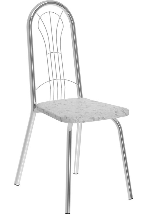 Conjunto 2 Cadeiras 182 Tecil Fantasia MÃ³veis Carraro Branco - Branco - Dafiti