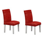 Conjunto 2 Cadeiras Avalon Branco Vermelho