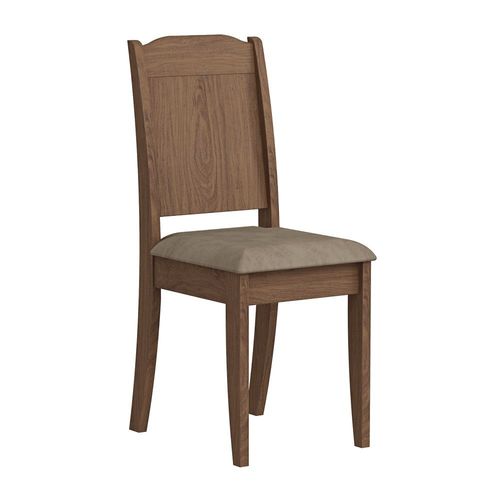 Conjunto 2 Cadeiras Barbara Savana/sued Marfim Cimol