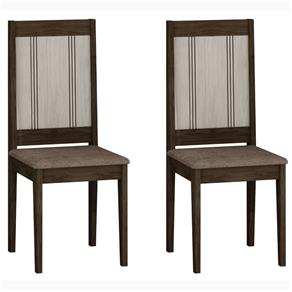 Conjunto 2 Cadeiras Bari Rufato Wengué - Wengué 3