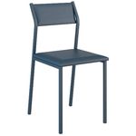 Conjunto 2 Cadeiras Carraro 1709 - Azul Noturno / Napa Azul Noturno