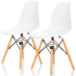 Conjunto 2 Cadeiras Charles Eames Eiffel Dsw - Branca