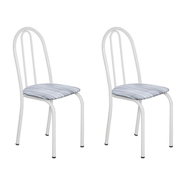Tudo sobre 'Conjunto 2 Cadeiras Éos Branco e Linho - Artefamol'