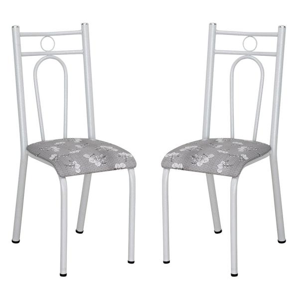 Conjunto 2 Cadeiras Iguatemi Branco - Artefamol