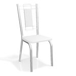 Conjunto 2 Cadeiras Kappesberg Crome Florença Branco