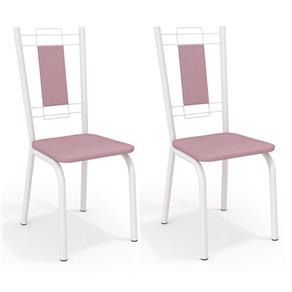 Conjunto 2 Cadeiras Kappesberg Crome Florença - SALMÃO