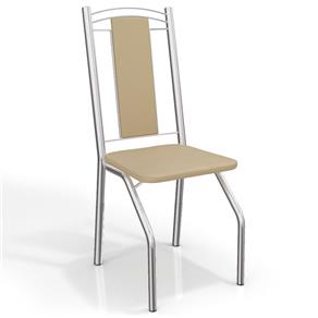 Conjunto 2 Cadeiras Kappesberg Crome Genebra - Bege