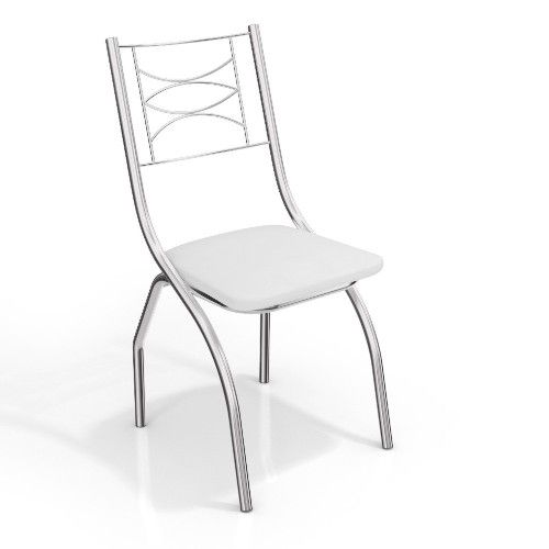 Conjunto 2 Cadeiras Kappesberg Crome Itália Branco