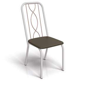 Conjunto 2 Cadeiras Kappesberg Crome Viena Braco Fosco - Marrom