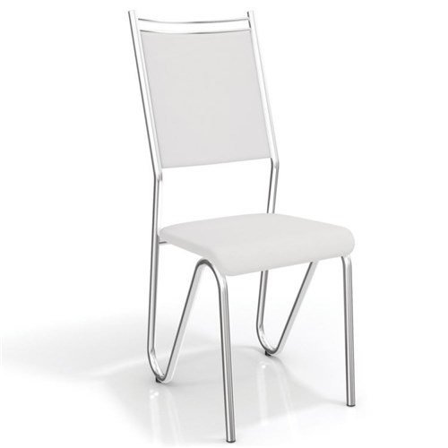 Conjunto 2 Cadeiras Londres Crome Kappesberg Branco