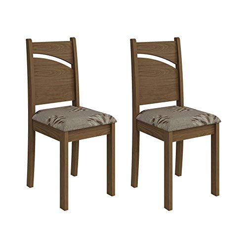 Conjunto 2 Cadeiras Melissa Savana e Café