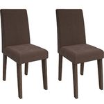 Conjunto 2 Cadeiras Milena - Marrocos/chocolate - Cimol