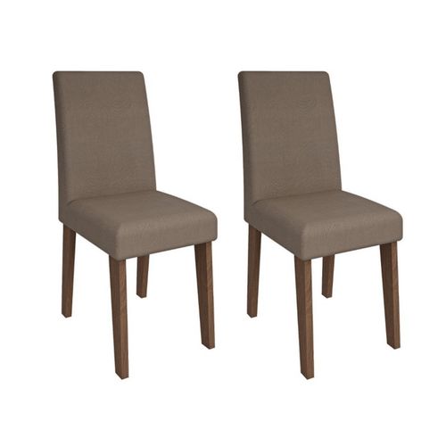 Conjunto 2 Cadeiras Milena Savana/pluma - Cimol