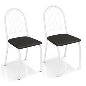 Conjunto 2 Cadeiras Noruega Kappesberg - Preto