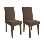 Conjunto 2 Cadeiras Tais Marrocos/chocolate - Cimol