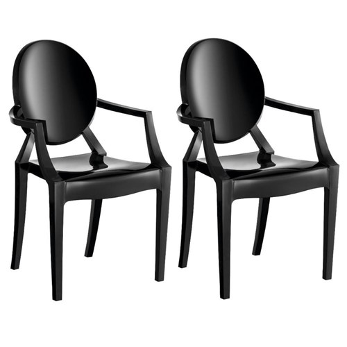 Conjunto 2 Cadeiras Wind Plus Kappesberg Uz4003 - Preto