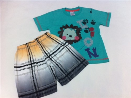 Conjunto Camiseta e Bermuda - Bebê Menino