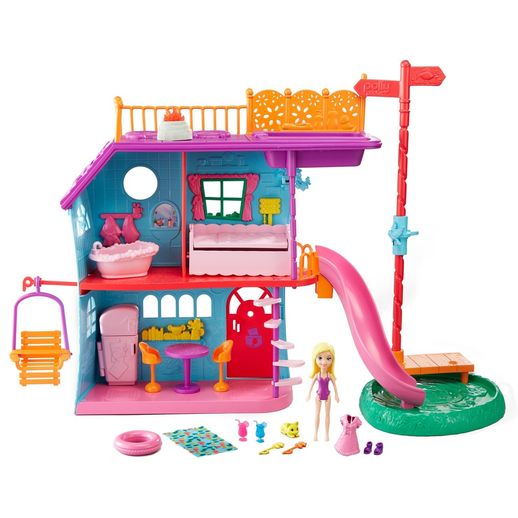 Conjunto Casa de Férias da Polly - Mattel