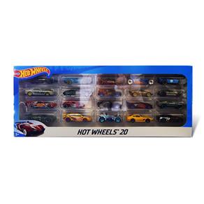 Conjunto com 20 Carrinhos - Hot Wheels - Mattel Mattel