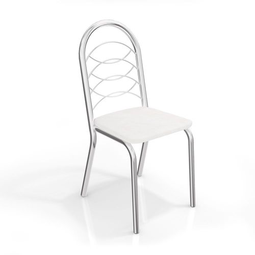 Conjunto com 4 Cadeiras Holanda Cromada 4C009 Kappesberg