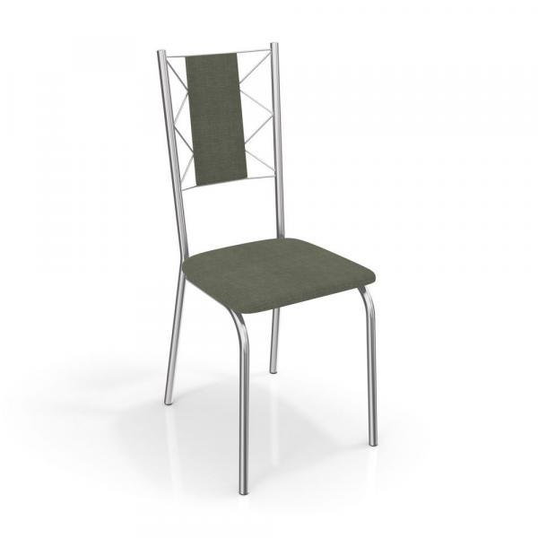 Conjunto com 2 Cadeiras Lisboa Cromada 2C076 Kappesberg